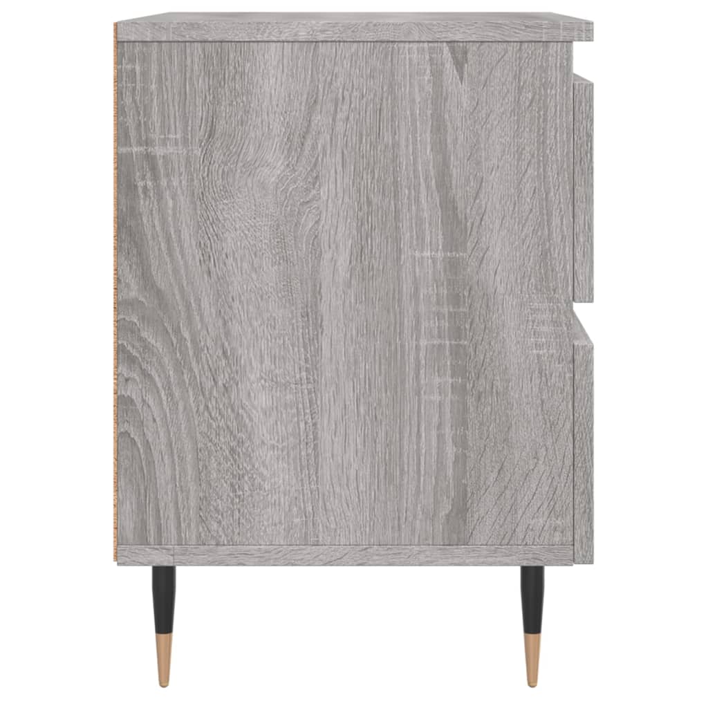 Κομοδίνο Γκρι Sonoma 40 x 35 x 50 εκ. από Επεξεργασμένο Ξύλο