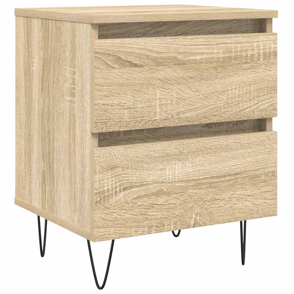 Κομοδίνο Sonoma Δρυς 40x35x50 εκ. από Επεξεργασμένο Ξύλο