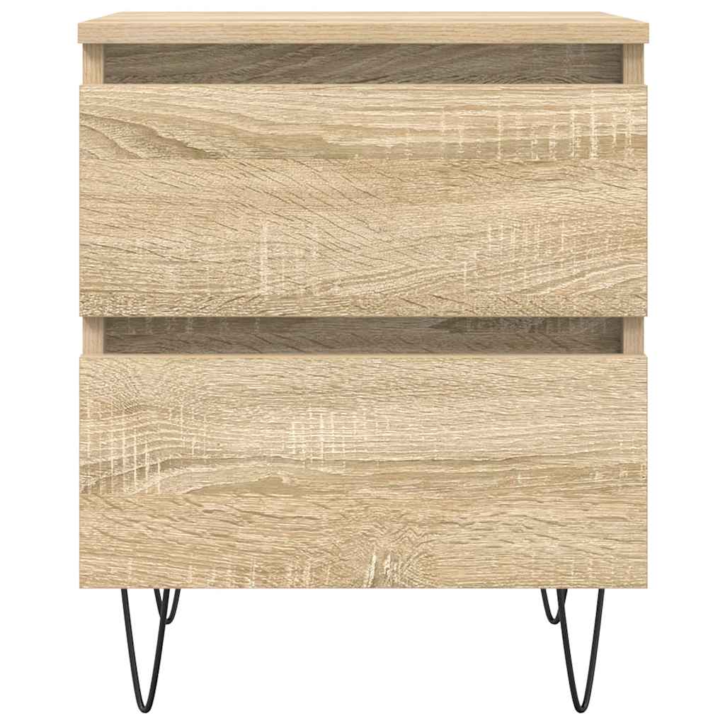 Κομοδίνο Sonoma Δρυς 40x35x50 εκ. από Επεξεργασμένο Ξύλο
