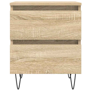 Κομοδίνο Sonoma Δρυς 40x35x50 εκ. από Επεξεργασμένο Ξύλο