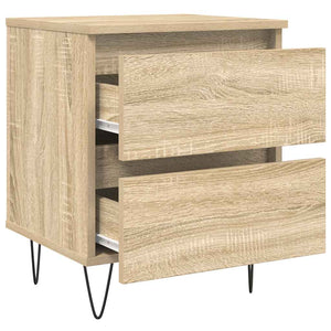 Κομοδίνο Sonoma Δρυς 40x35x50 εκ. από Επεξεργασμένο Ξύλο