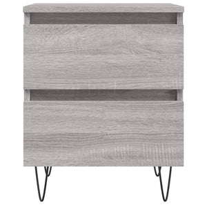 Κομοδίνο Γκρι Sonoma 40 x 35 x 50 εκ. από Επεξεργασμένο Ξύλο