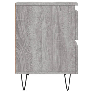 Κομοδίνο Γκρι Sonoma 40 x 35 x 50 εκ. από Επεξεργασμένο Ξύλο