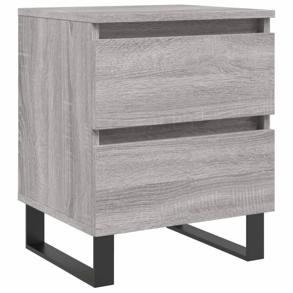 Κομοδίνο Γκρι Sonoma 40 x 35 x 50 εκ. από Επεξεργασμένο Ξύλο