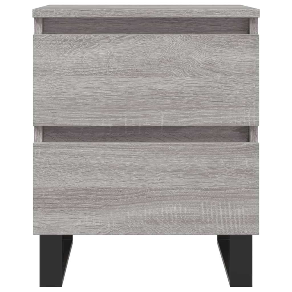Κομοδίνο Γκρι Sonoma 40 x 35 x 50 εκ. από Επεξεργασμένο Ξύλο