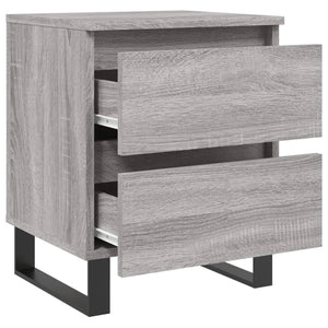 Κομοδίνο Γκρι Sonoma 40 x 35 x 50 εκ. από Επεξεργασμένο Ξύλο