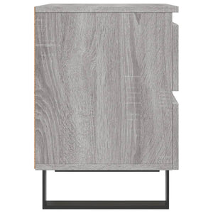 Κομοδίνο Γκρι Sonoma 40 x 35 x 50 εκ. από Επεξεργασμένο Ξύλο