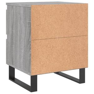 Κομοδίνο Γκρι Sonoma 40 x 35 x 50 εκ. από Επεξεργασμένο Ξύλο