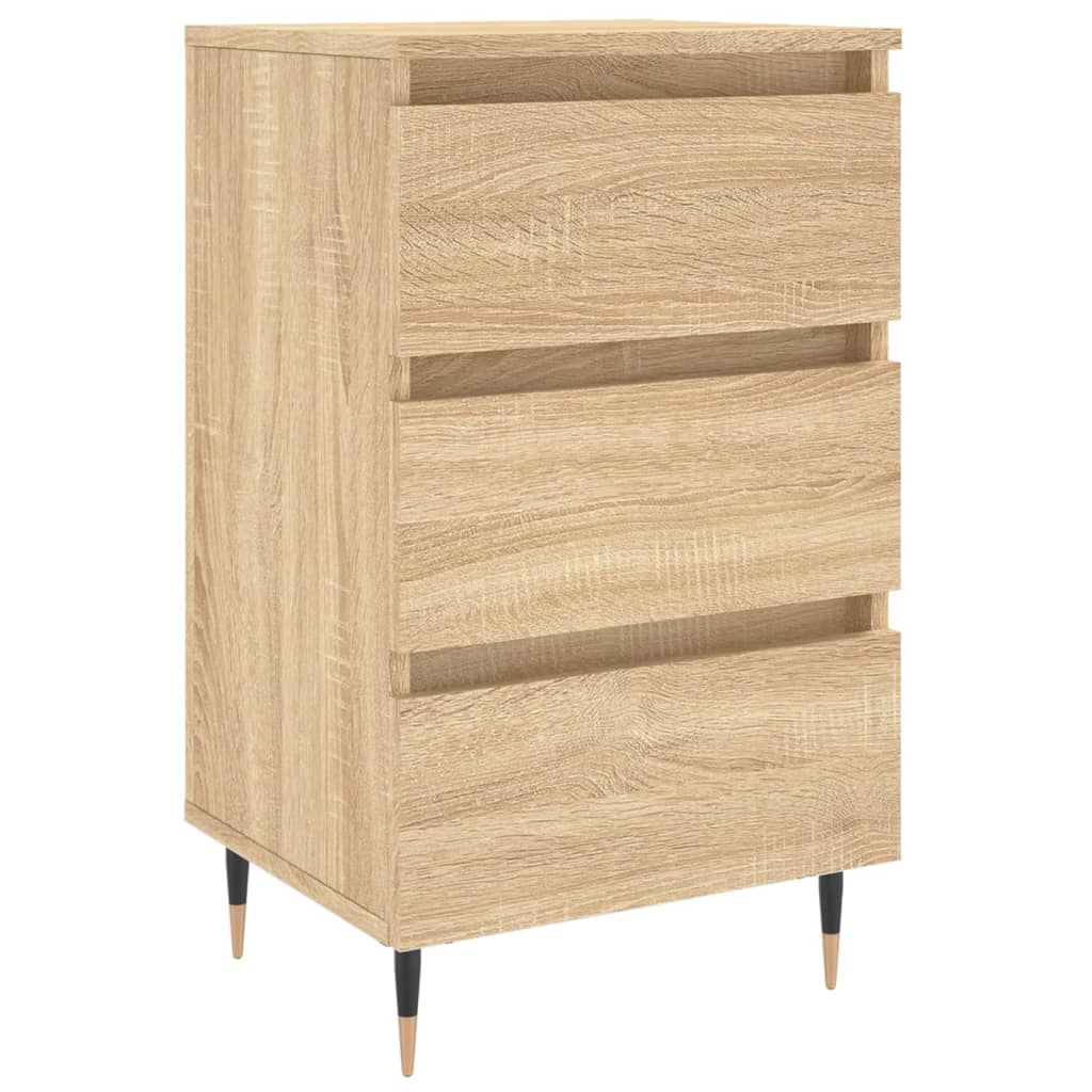 Κομοδίνο Sonoma Δρυς 40x35x69 εκ. από Επεξεργασμένο Ξύλο - Pakobazaar