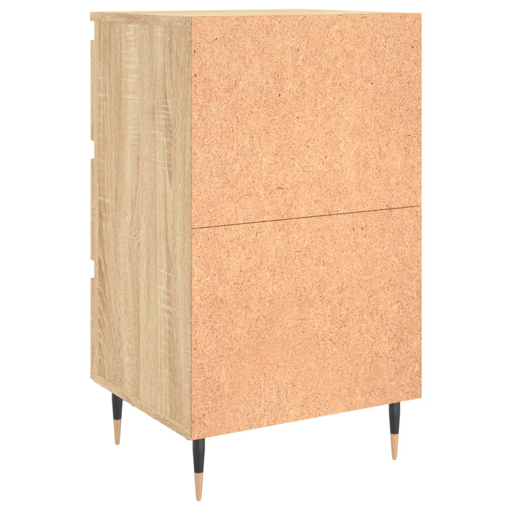 Κομοδίνο Sonoma Δρυς 40x35x69 εκ. από Επεξεργασμένο Ξύλο - Pakobazaar