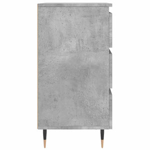 Κομοδίνα 2 τεμ. Γκρι Σκυρ. 40x35x69 εκ. από Επεξεργασμένο Ξύλο - Pakobazaar