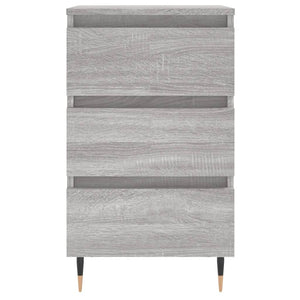 Κομοδίνο Γκρι Sonoma 40 x 35 x 69 εκ. από Επεξεργασμένο Ξύλο