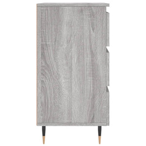 Κομοδίνο Γκρι Sonoma 40 x 35 x 69 εκ. από Επεξεργασμένο Ξύλο