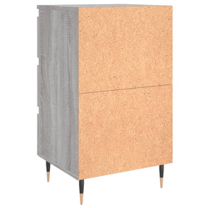 Κομοδίνο Γκρι Sonoma 40 x 35 x 69 εκ. από Επεξεργασμένο Ξύλο