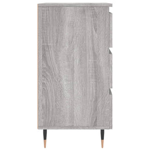 Κομοδίνα 2 τεμ. Γκρι Sonoma 40x35x69 εκ. από Επεξεργασμένο Ξύλο - Pakobazaar