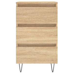 Κομοδίνο Sonoma Δρυς 40x35x69 εκ. από Επεξεργασμένο Ξύλο