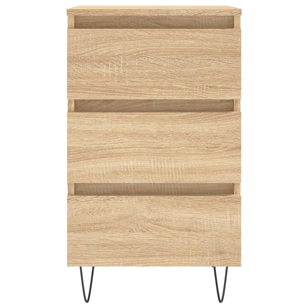Κομοδίνα 2 τεμ. Sonoma Δρυς 40x35x69 εκ. από Επεξεργασμένο Ξύλο