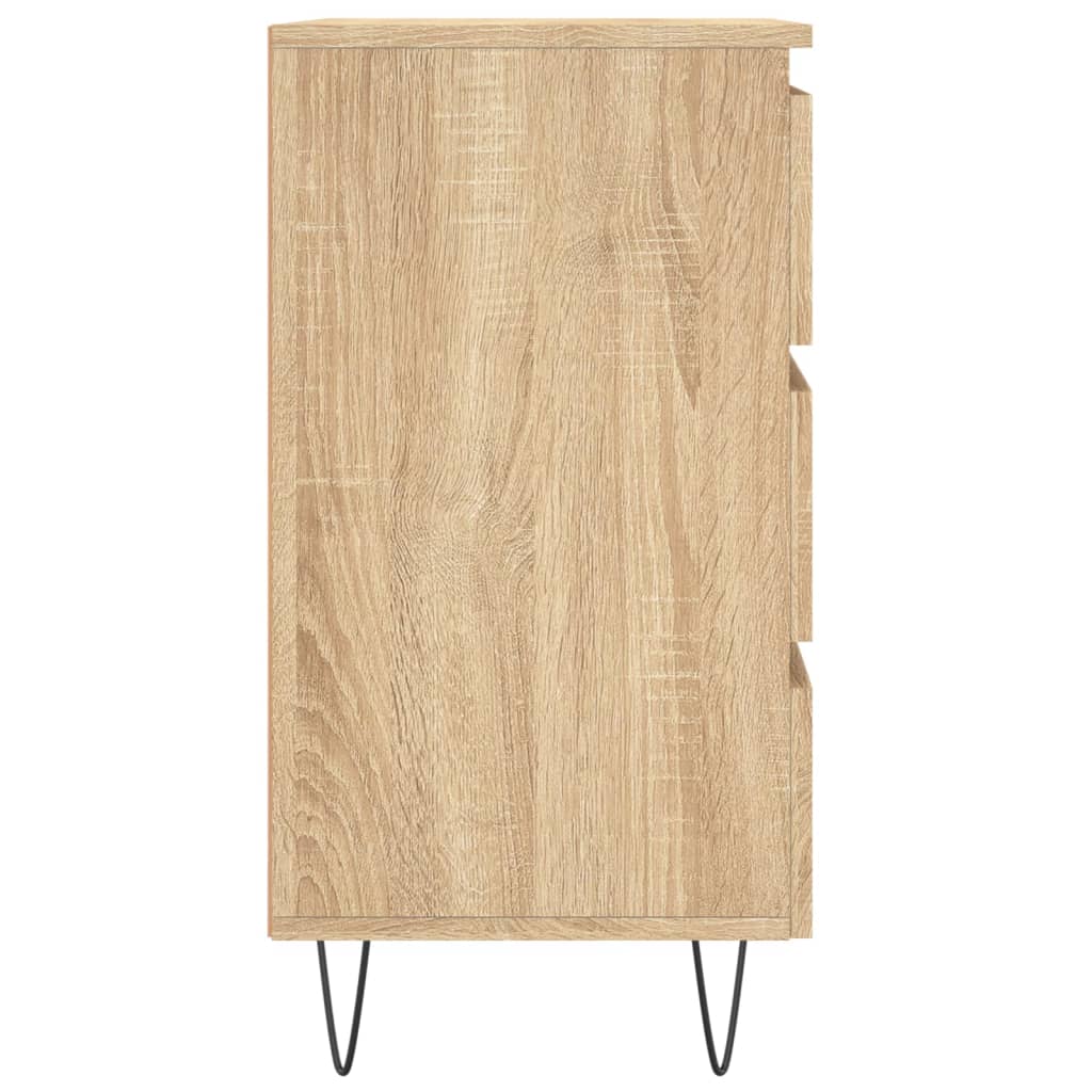 Κομοδίνα 2 τεμ. Sonoma Δρυς 40x35x69 εκ. από Επεξεργασμένο Ξύλο