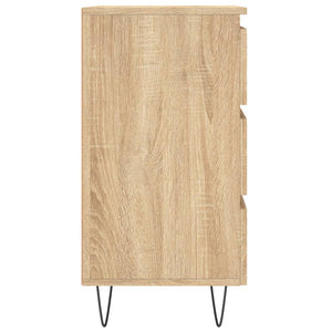 Κομοδίνα 2 τεμ. Sonoma Δρυς 40x35x69 εκ. από Επεξεργασμένο Ξύλο