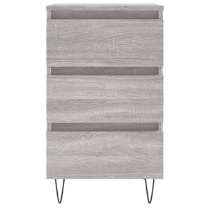 Κομοδίνο Γκρι Sonoma 40 x 35 x 69 εκ. από Επεξεργασμένο Ξύλο