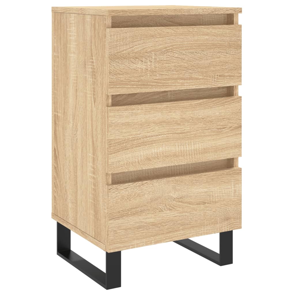 Κομοδίνο Sonoma Δρυς 40x35x69 εκ. από Επεξεργασμένο Ξύλο