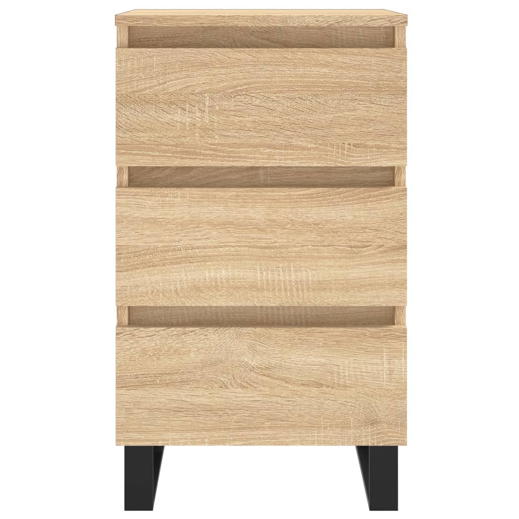 Κομοδίνο Sonoma Δρυς 40x35x69 εκ. από Επεξεργασμένο Ξύλο