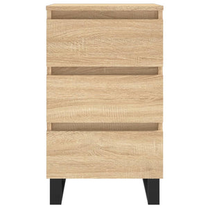 Κομοδίνο Sonoma Δρυς 40x35x69 εκ. από Επεξεργασμένο Ξύλο