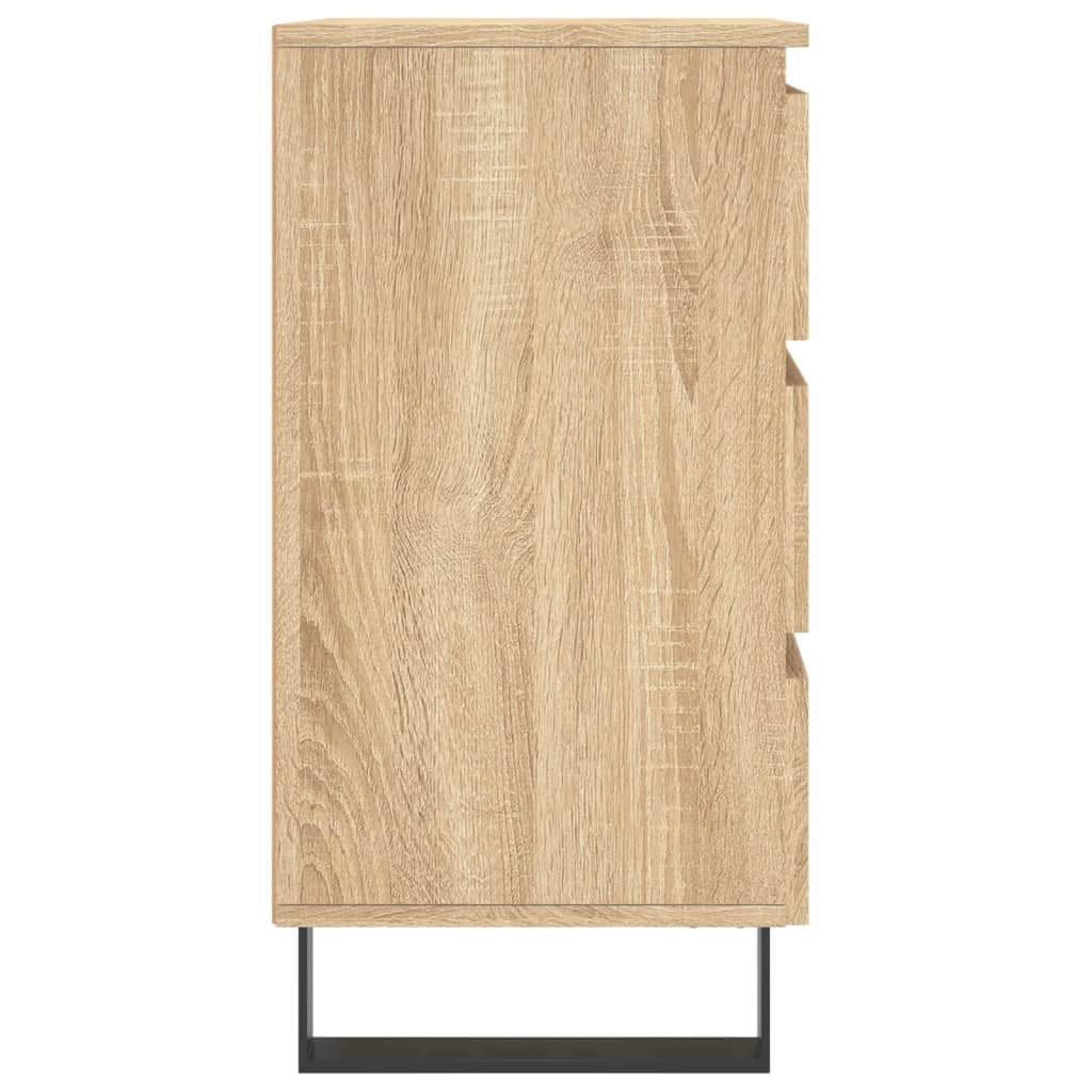 Κομοδίνα 2 τεμ. Sonoma Δρυς 40x35x69 εκ. από Επεξεργασμένο Ξύλο