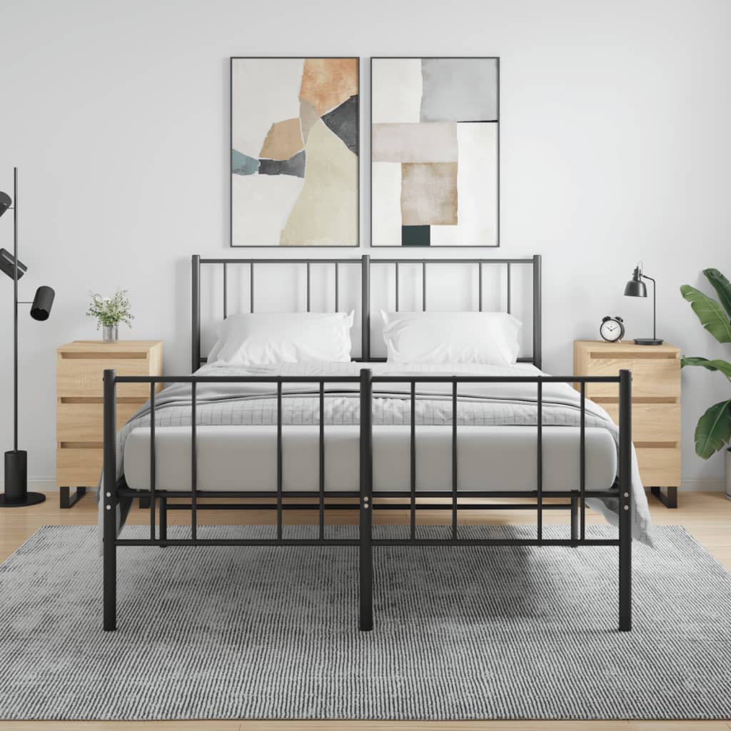 Κομοδίνα 2 τεμ. Sonoma Δρυς 40x35x69 εκ. από Επεξεργασμένο Ξύλο