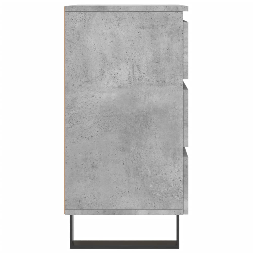 Κομοδίνο Γκρι Σκυρ. 40 x 35 x 69 εκ. από Επεξεργασμένο Ξύλο - Pakobazaar