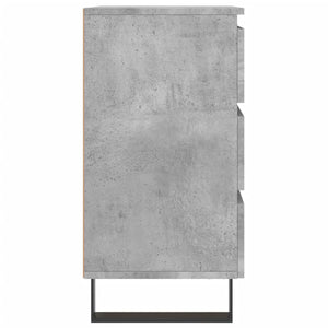Κομοδίνο Γκρι Σκυρ. 40 x 35 x 69 εκ. από Επεξεργασμένο Ξύλο - Pakobazaar