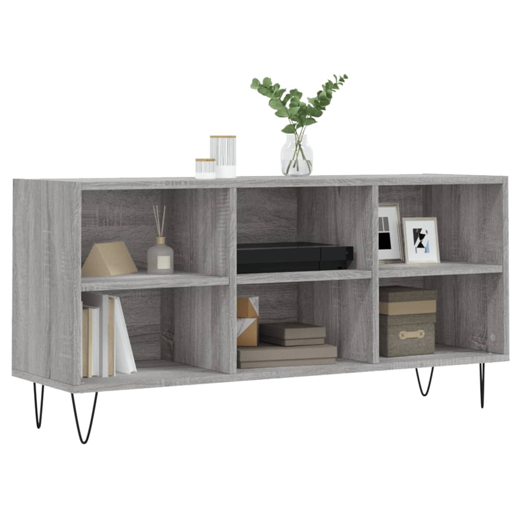 Έπιπλο Τηλεόρασης Γκρι Sonoma 103,5 x 30 x 50 εκ. Επεξεργ. Ξύλο
