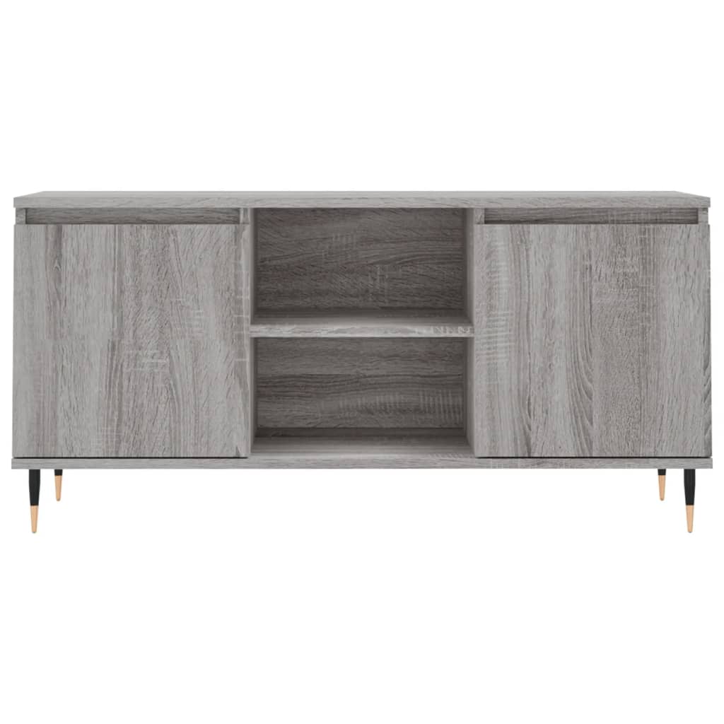 Έπιπλο Τηλεόρασης Γκρι Sonoma 104 x 35 x 50 εκ. Επεξεργ. Ξύλο