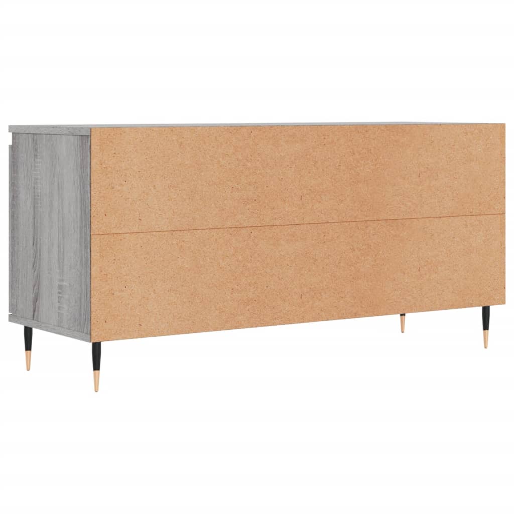 Έπιπλο Τηλεόρασης Γκρι Sonoma 104 x 35 x 50 εκ. Επεξεργ. Ξύλο