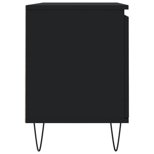 Έπιπλο Τηλεόρασης Μαύρο 104 x 35 x 50 εκ. από Επεξεργ. Ξύλο - Pakobazaar