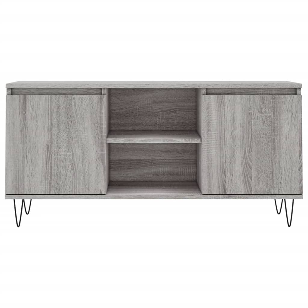 Έπιπλο Τηλεόρασης Γκρι Sonoma 104 x 35 x 50 εκ. Επεξεργ. Ξύλο