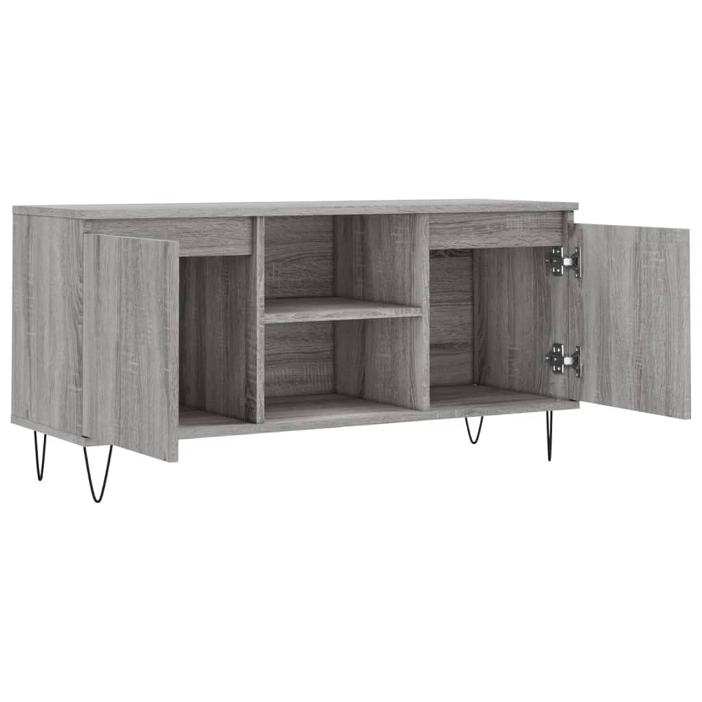 Έπιπλο Τηλεόρασης Γκρι Sonoma 104 x 35 x 50 εκ. Επεξεργ. Ξύλο