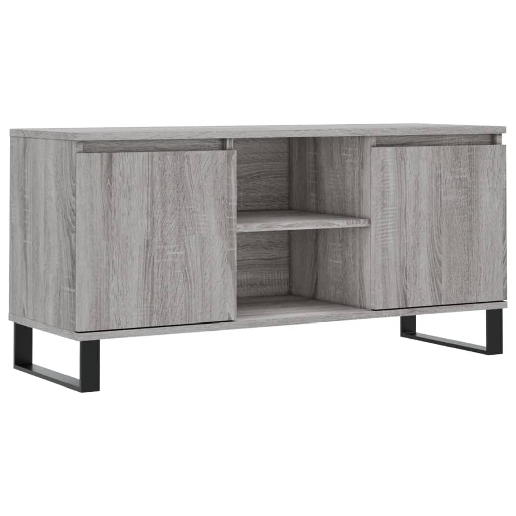 Έπιπλο Τηλεόρασης Γκρι Sonoma 104 x 35 x 50 εκ. Επεξεργ. Ξύλο