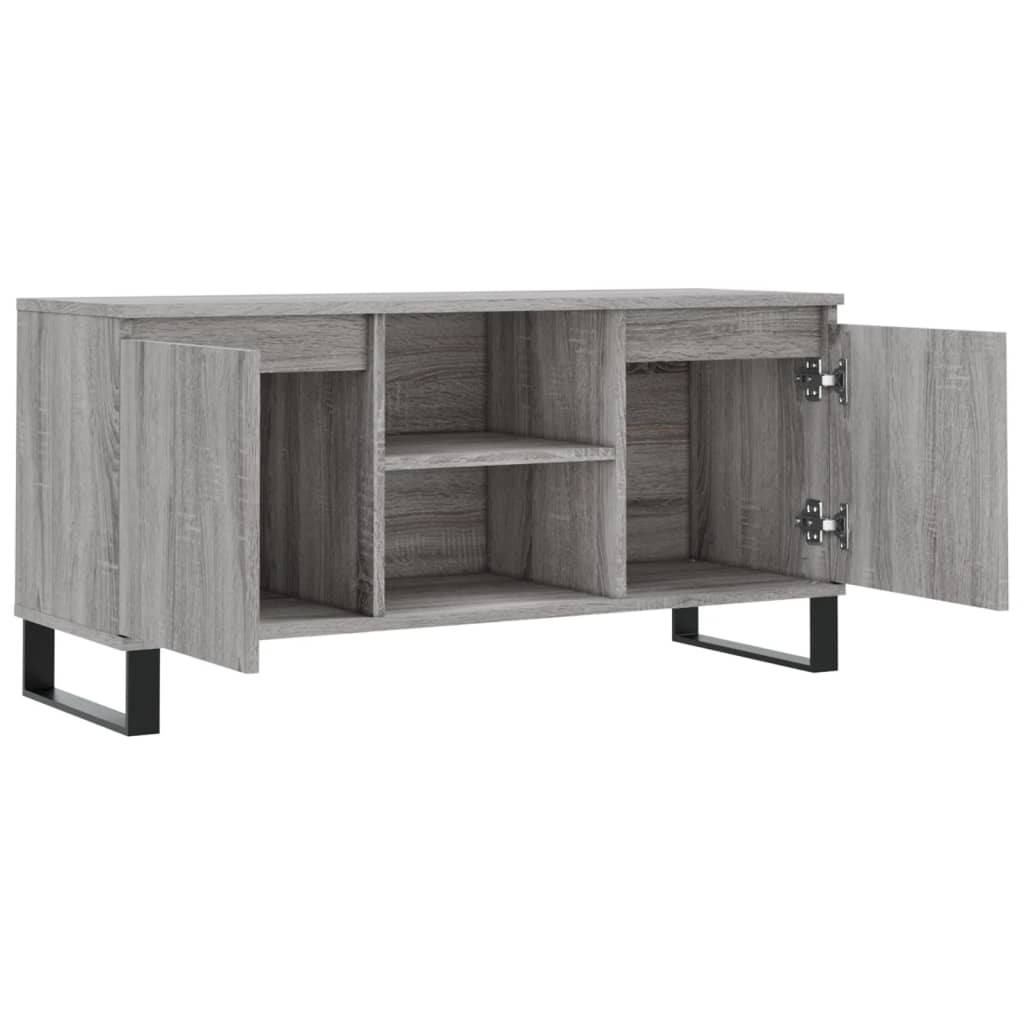 Έπιπλο Τηλεόρασης Γκρι Sonoma 104 x 35 x 50 εκ. Επεξεργ. Ξύλο