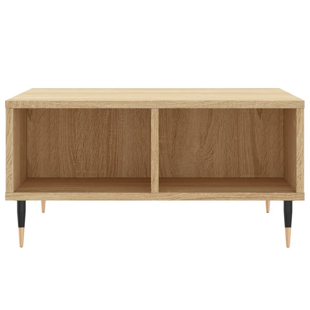 Τραπεζάκι Σαλονιού Sonoma Δρυς 60x60x30 εκ. Επεξεργασμένο Ξύλο