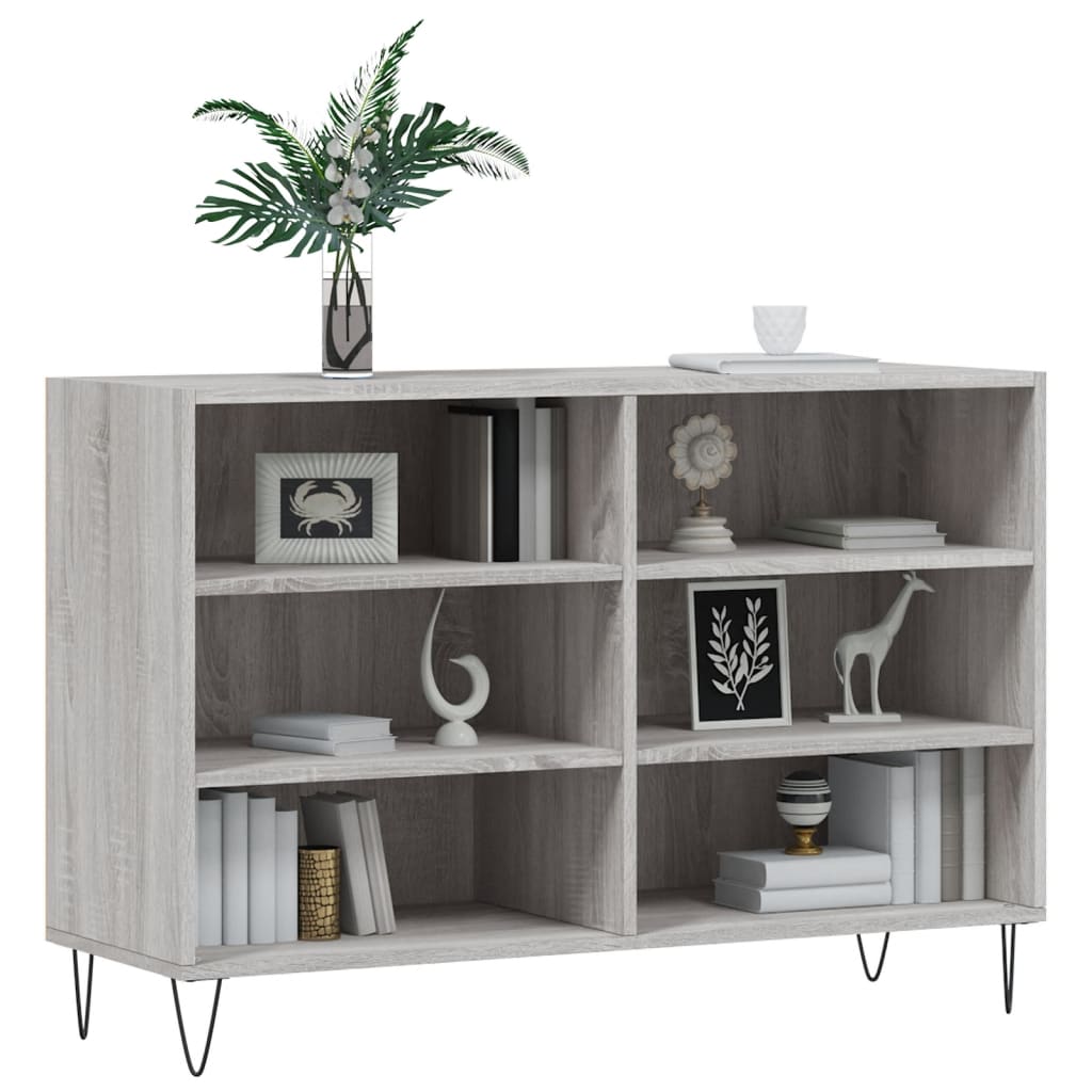 Ραφιέρα Γκρι Sonoma 103,5 x 35 x 70 εκ. από Επεξεργασμένο Ξύλο