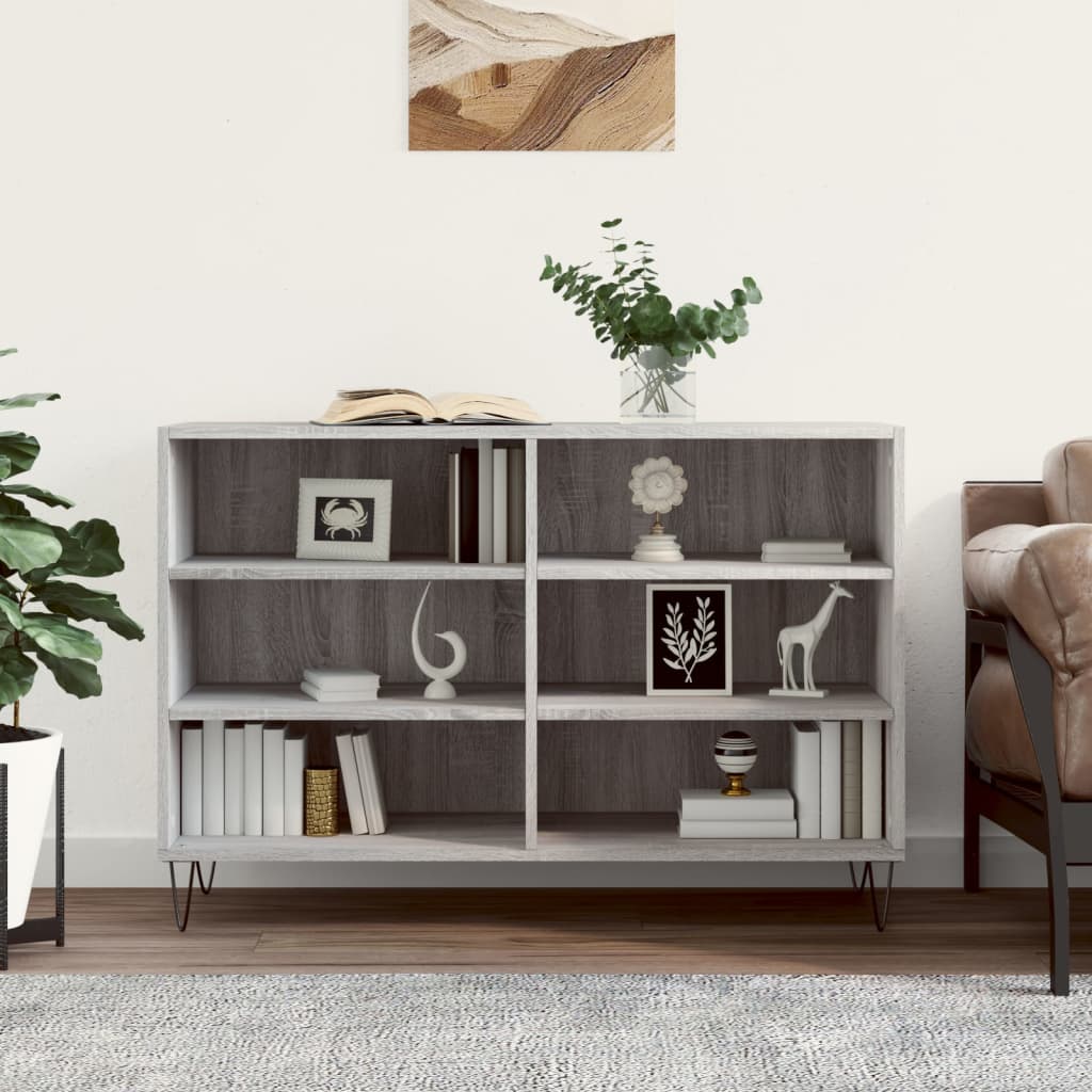 Ραφιέρα Γκρι Sonoma 103,5 x 35 x 70 εκ. από Επεξεργασμένο Ξύλο