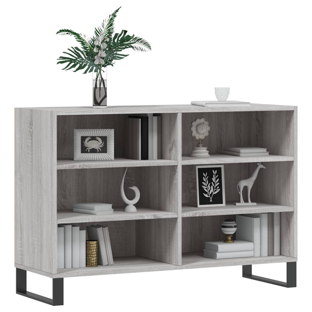 Ραφιέρα Γκρι Sonoma 103,5 x 35 x 70 εκ. από Επεξεργασμένο Ξύλο