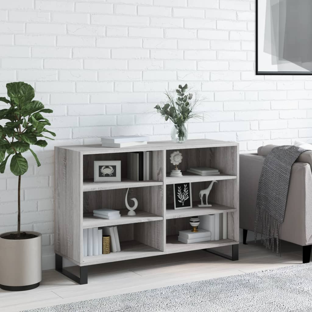 Ραφιέρα Γκρι Sonoma 103,5 x 35 x 70 εκ. από Επεξεργασμένο Ξύλο