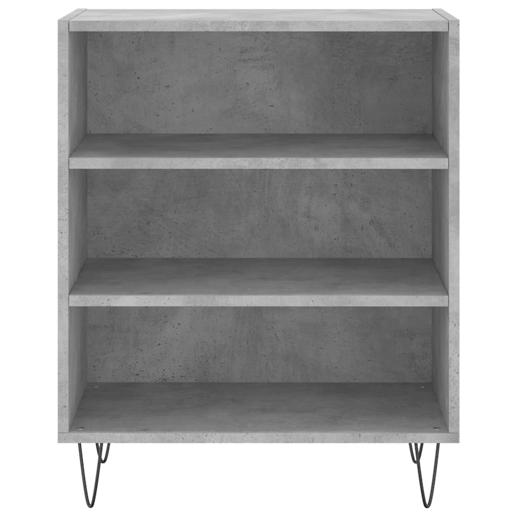 Ντουλάπι Γκρι Σκυροδέματος 57x35x70 εκ. Επεξεργασμένο Ξύλο