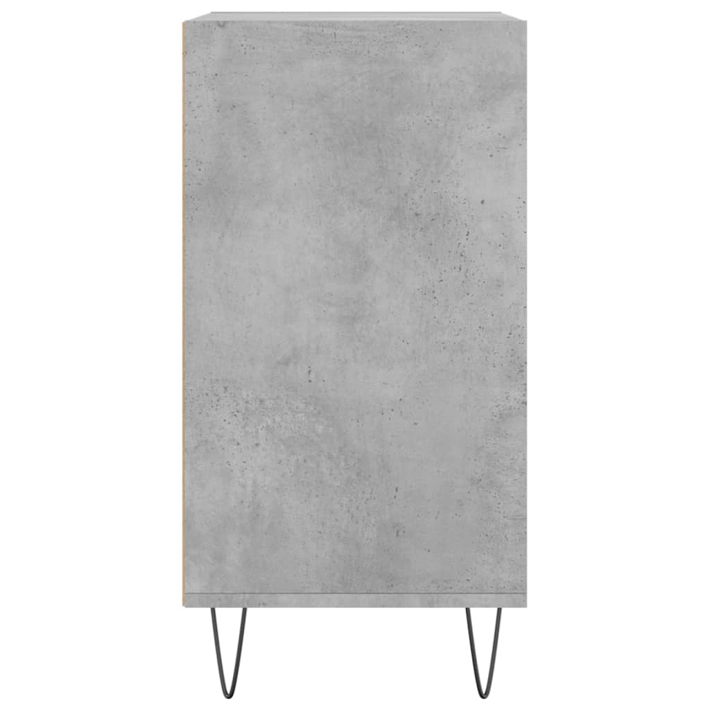 Ντουλάπι Γκρι Σκυροδέματος 57x35x70 εκ. Επεξεργασμένο Ξύλο