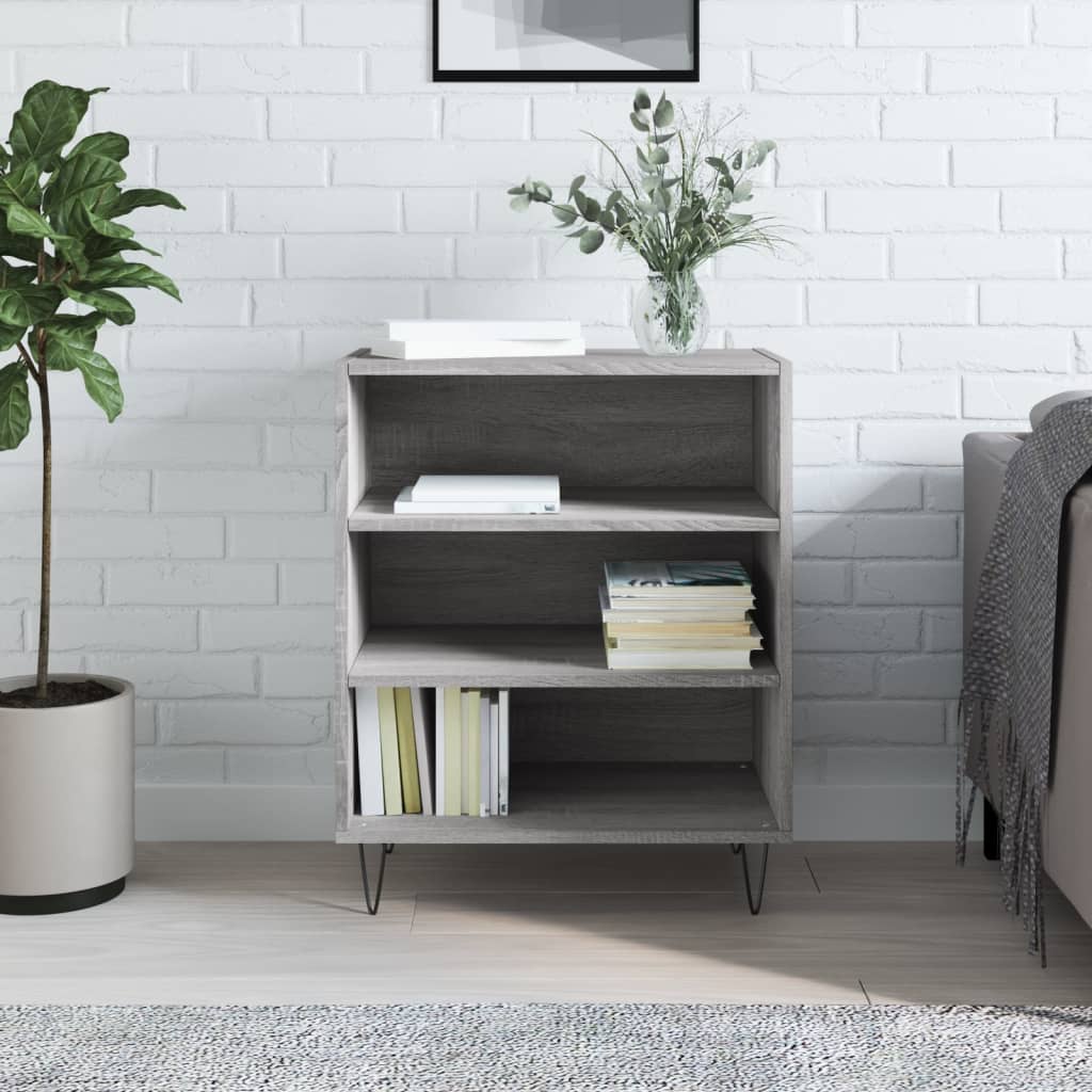 Ραφιέρα Γκρι Sonoma 57 x 35 x 70 εκ. από Επεξεργασμένο Ξύλο - Pakobazaar