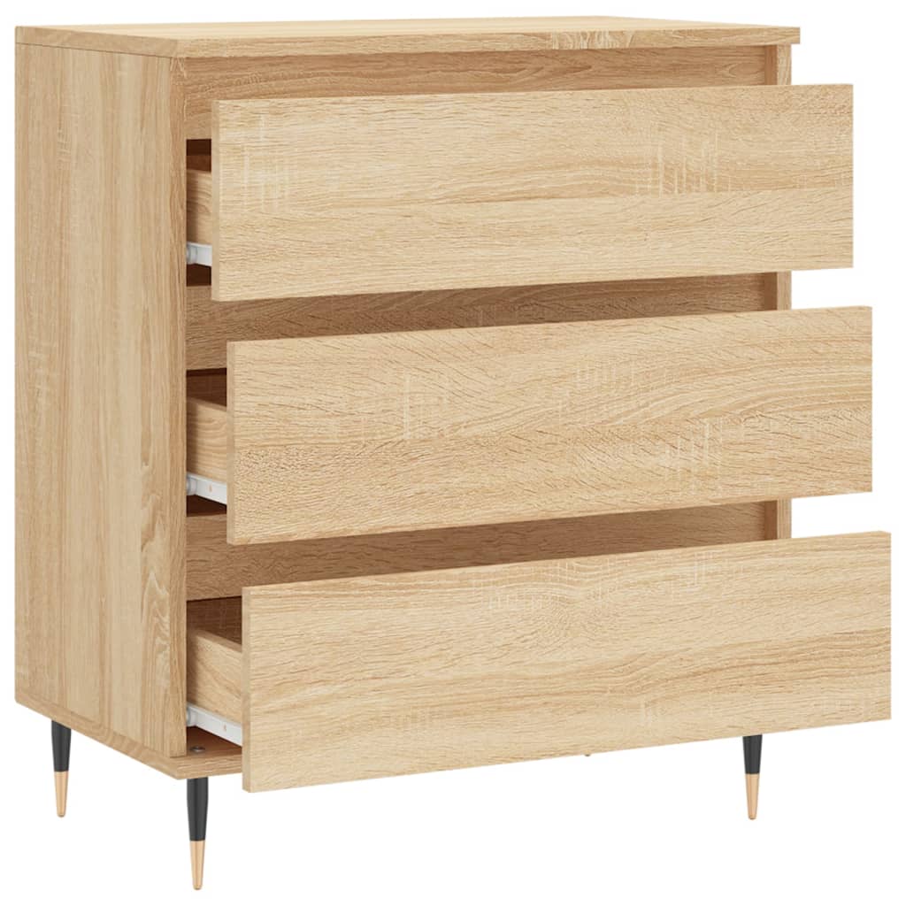 Συρταριέρα Sonoma Δρυς 60x35x70 εκ. Επεξεργασμένο Ξύλο