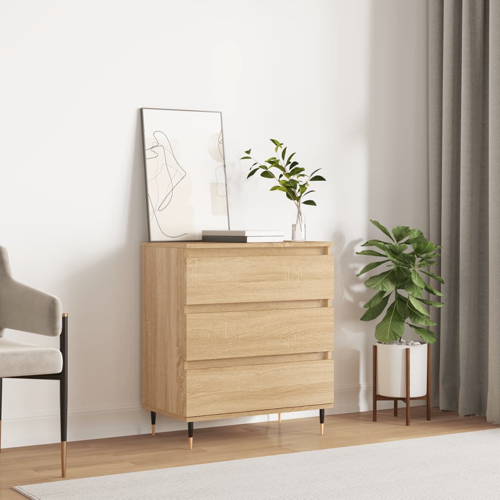 Συρταριέρα Sonoma Δρυς 60x35x70 εκ. Επεξεργασμένο Ξύλο