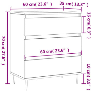 Ντουλάπι Καπνιστή Δρυς 60x35x70 εκ. από Επεξεργασμένο Ξύλο